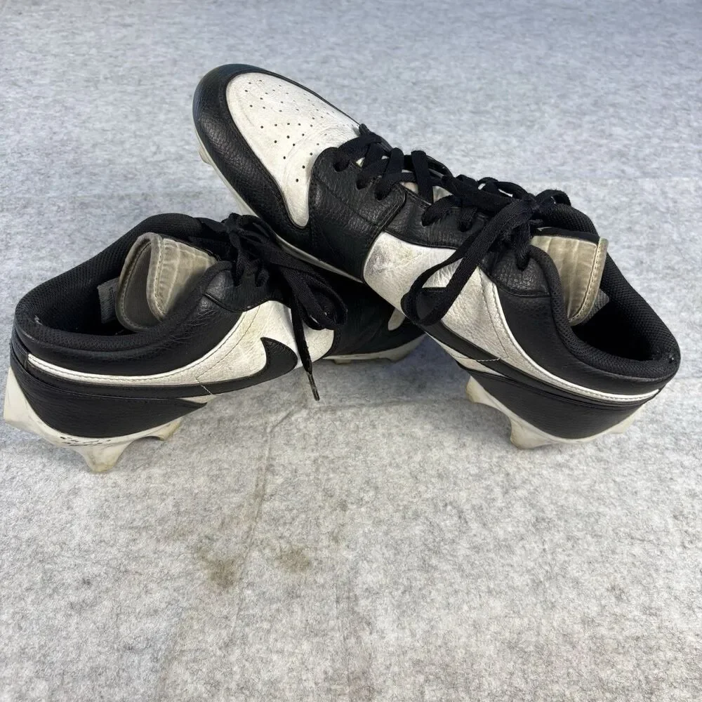 FJ6245-100 - Mens Size 13 - Nike Air Jordan 1 Low TD Cleats Panda Black White